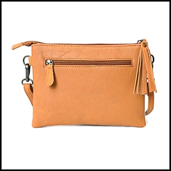 Genuine Cowhide Hair On Small Crossbody Pouch Bag Adjustable Strap